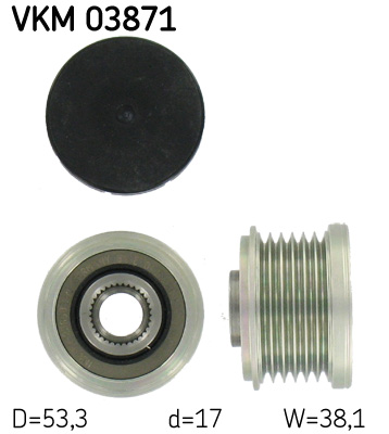 SKF Generatorfreilauf VKM 03871